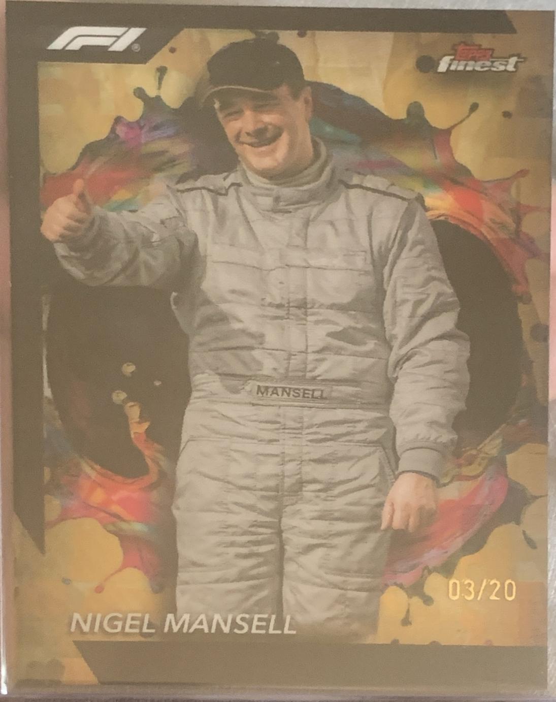 Nigel Mansell [Gold Refractor] #280