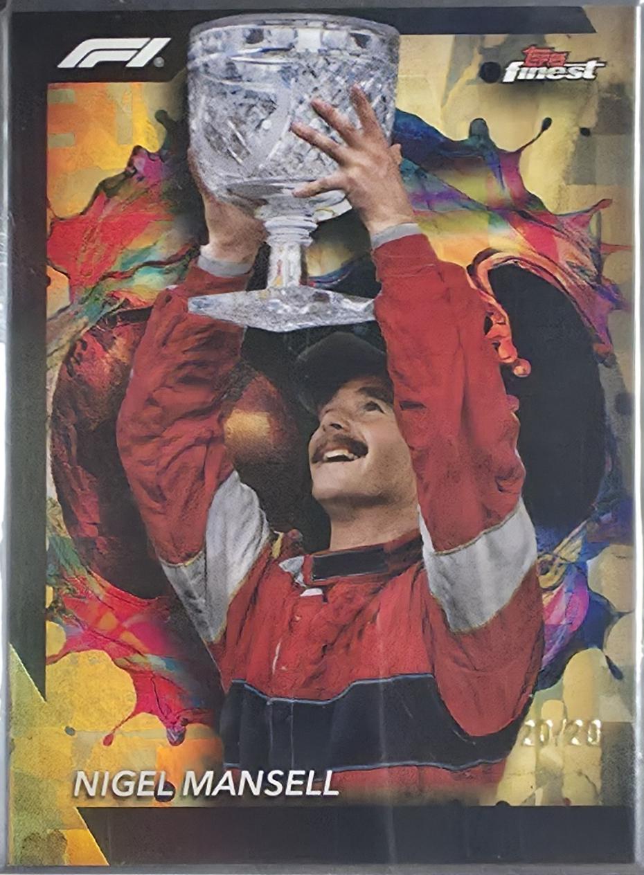 Nigel Mansell [Gold Refractor] #293