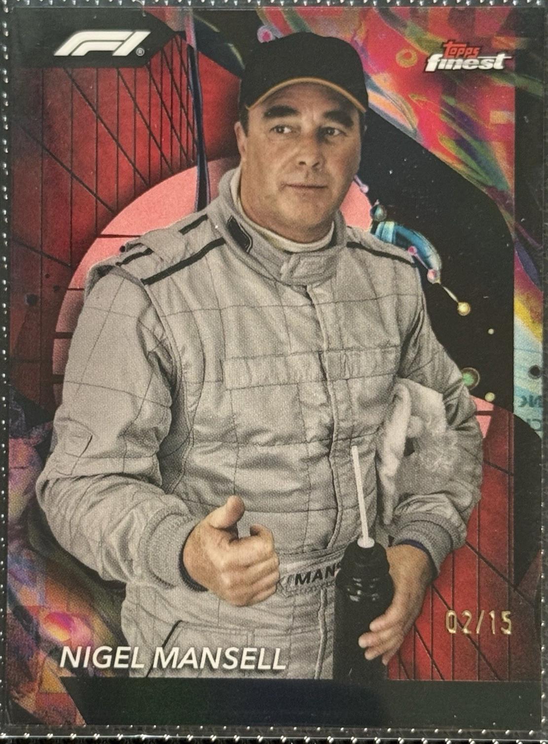Nigel Mansell [Red Black Vapor Refractor] #193