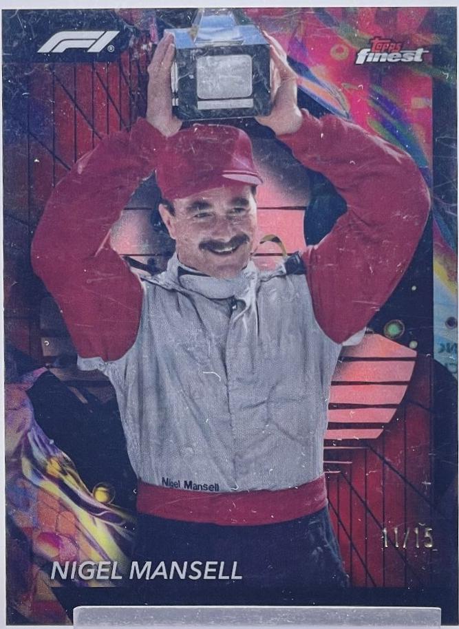Nigel Mansell [Red Black Vapor Refractor] #200
