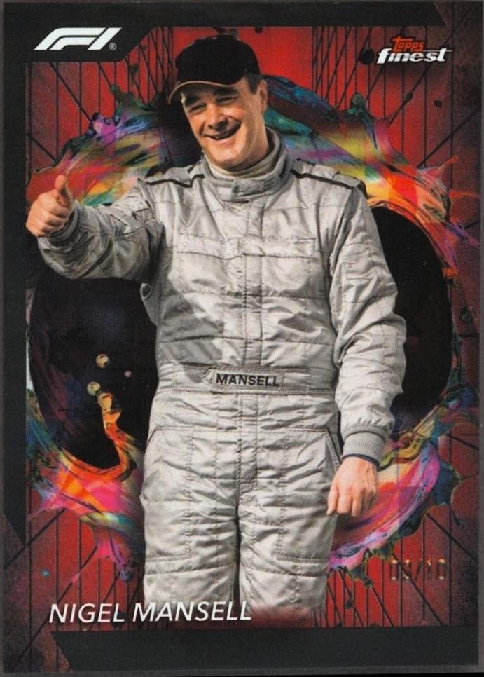 Nigel Mansell [Red Black Vapor Refractor] #280