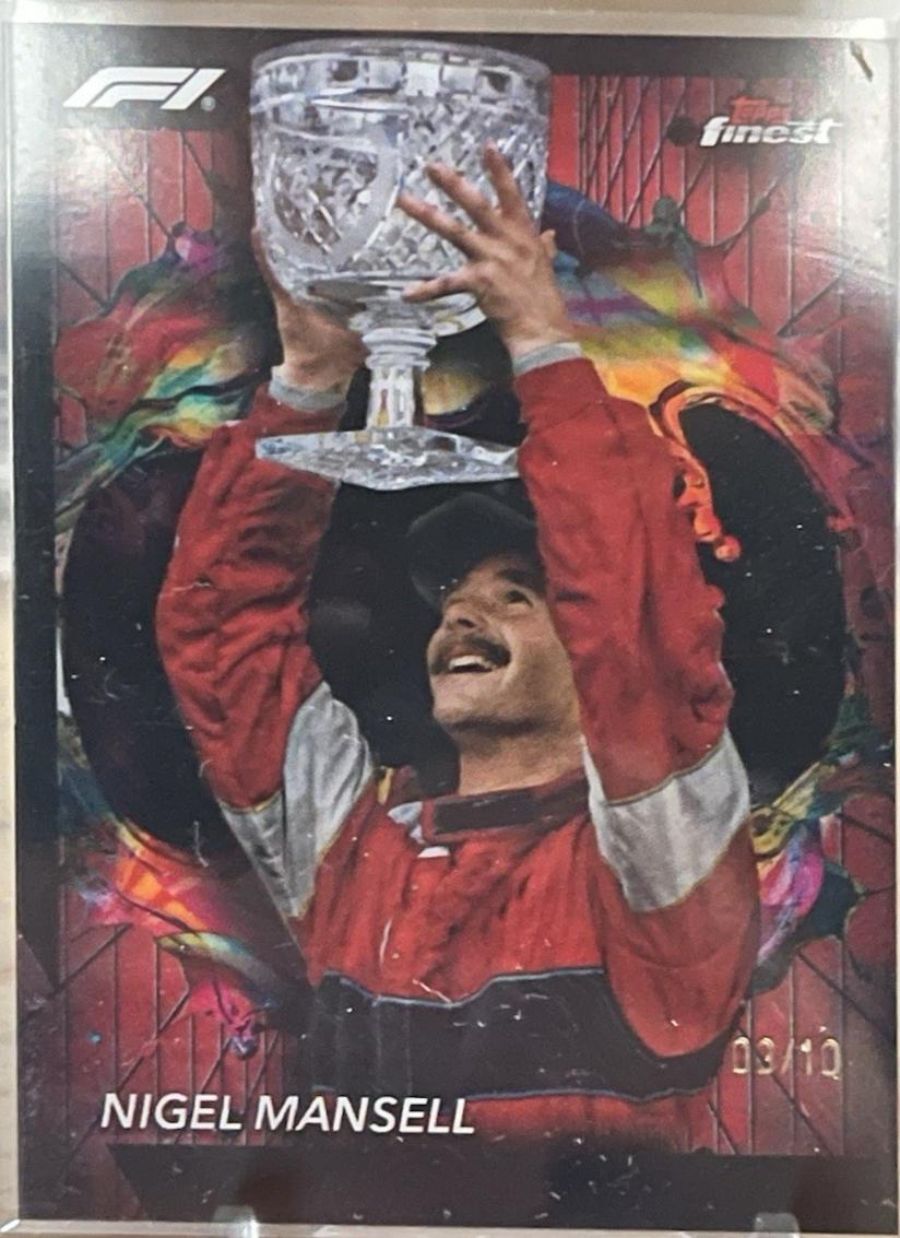 Nigel Mansell [Red Black Vapor Refractor] #293