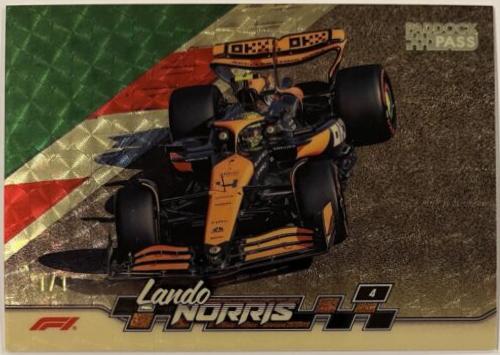 Lando Norris [Superfractor Chrome] #37