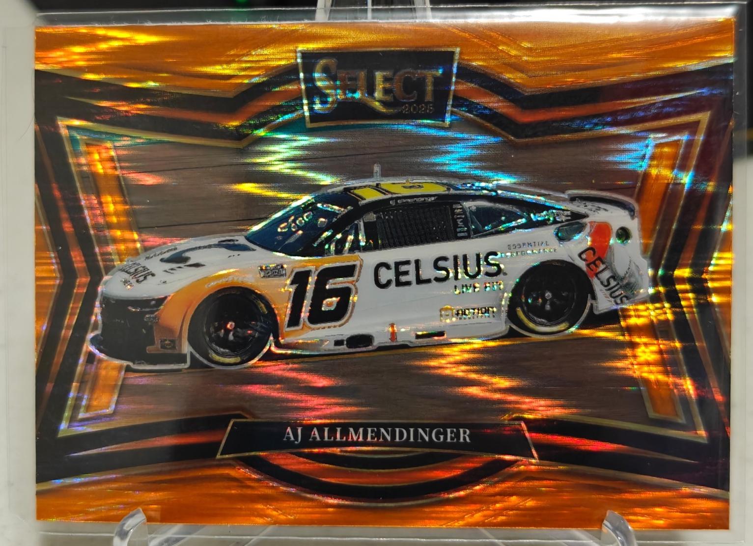 AJ Allmendinger [Orange Flash Prizm] #171