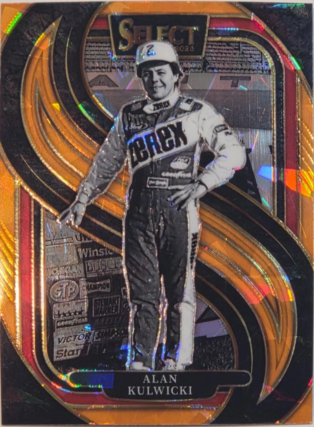 Alan Kulwicki [Orange Ice Prizm] #268