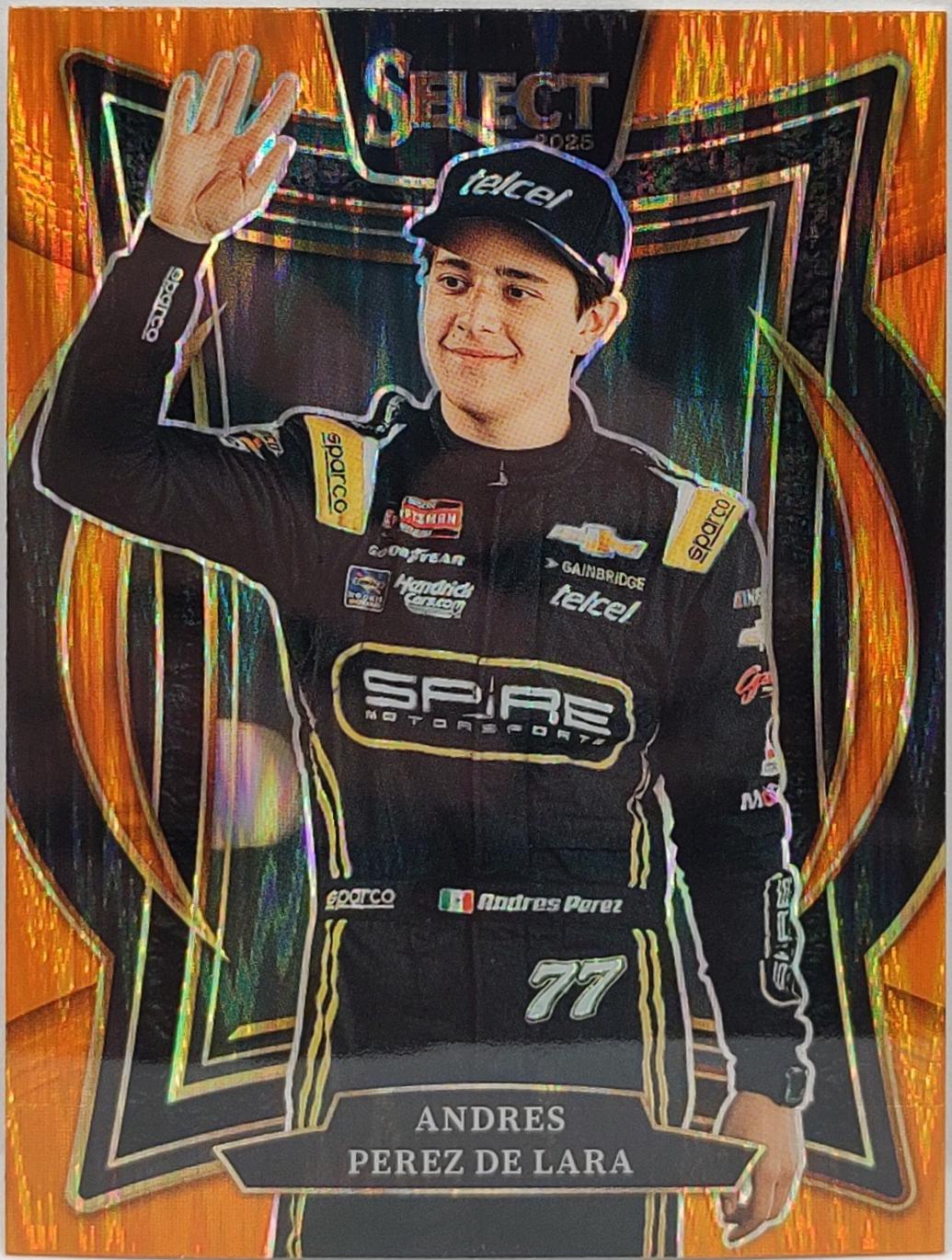 Andres Perez De Lara [Orange Flash Prizm] #53