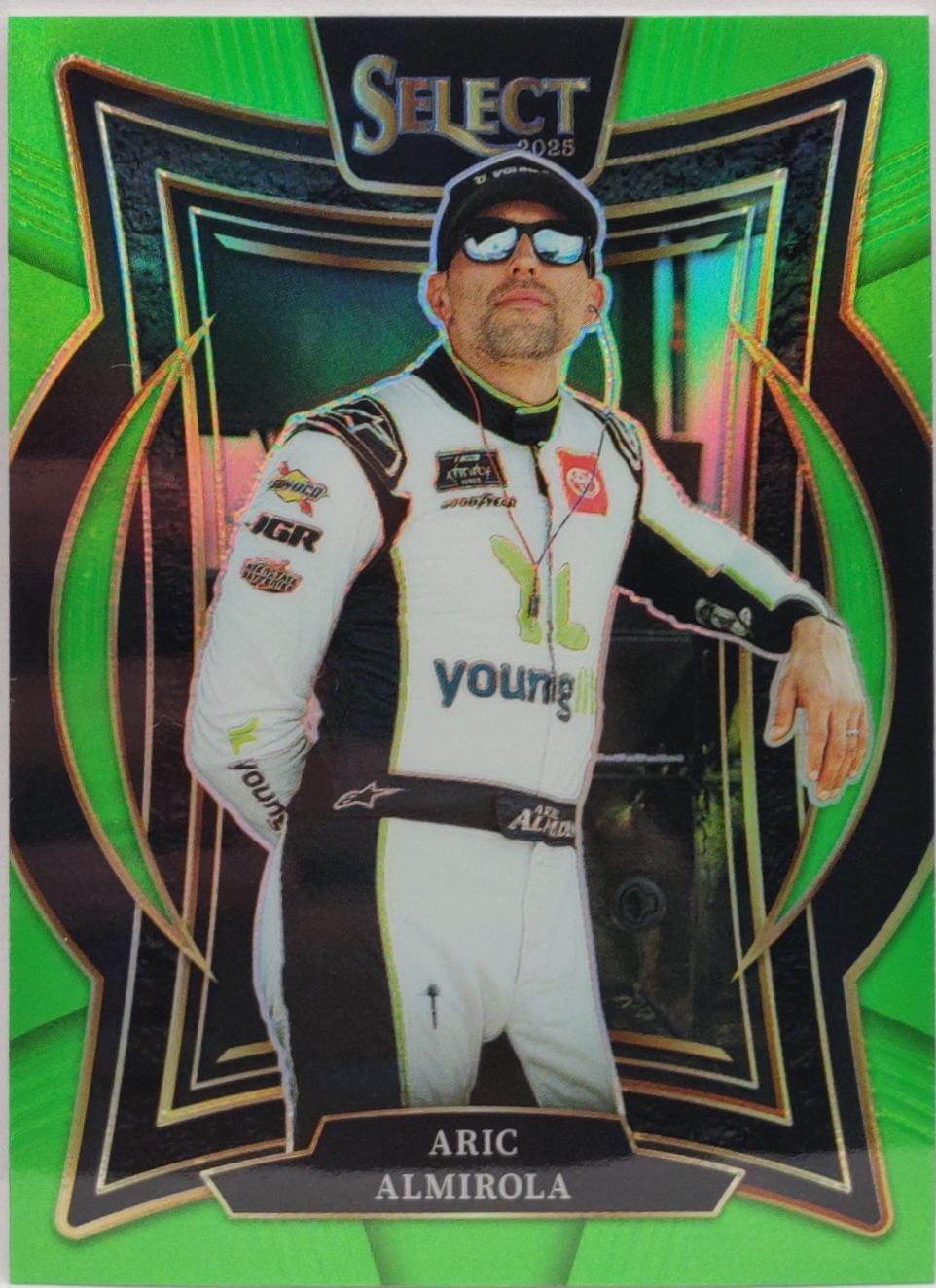 Aric Almirola [Neon Green Prizm] #97
