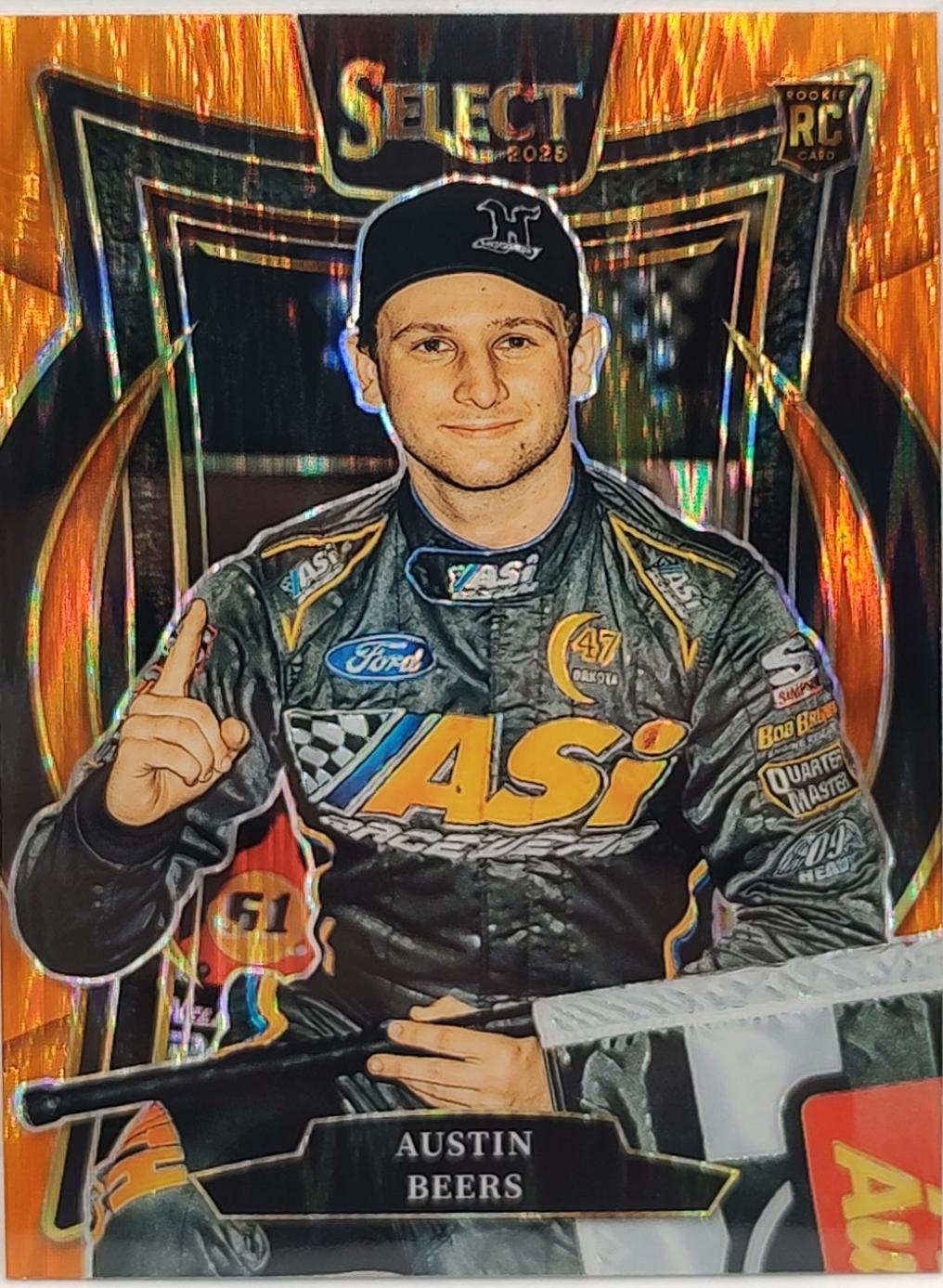Austin Beers [Orange Flash Prizm] #14