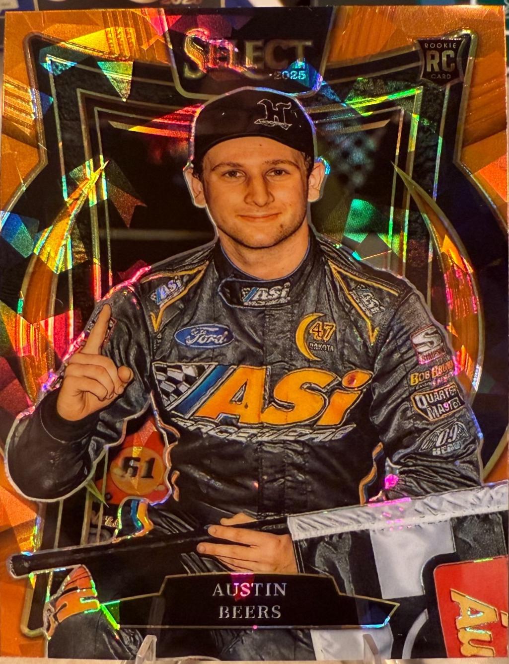 Austin Beers [Orange Ice Prizm] #14