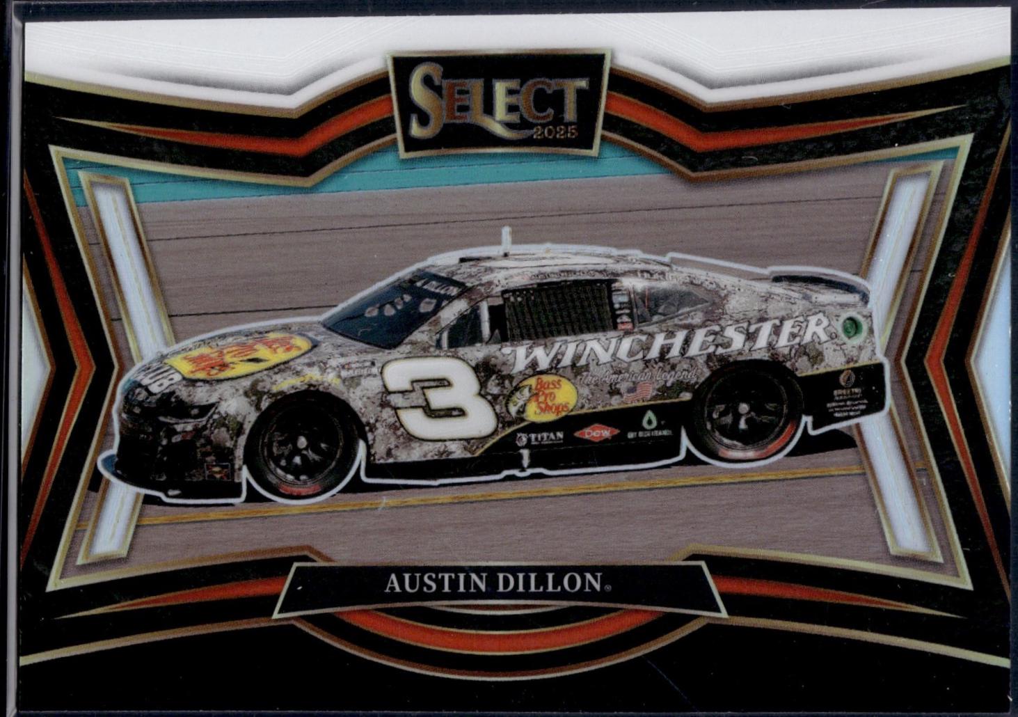Austin Dillon [Black White Prizm] #140