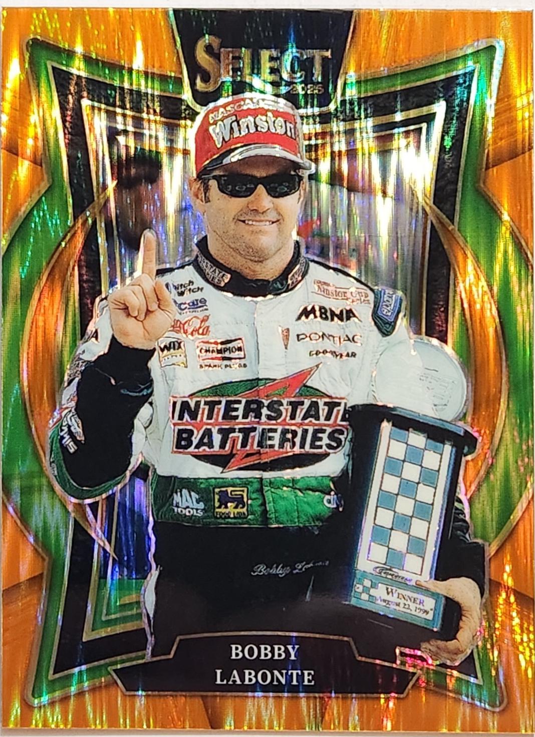 Bobby Labonte [Orange Flash Prizm] #3