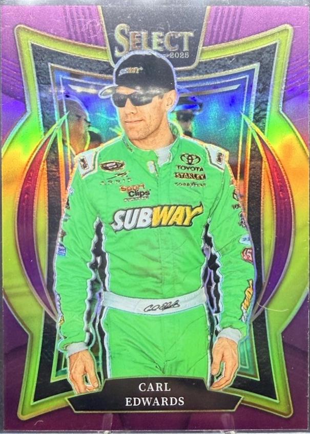 Carl Edwards [Light Blue Prizm] #69