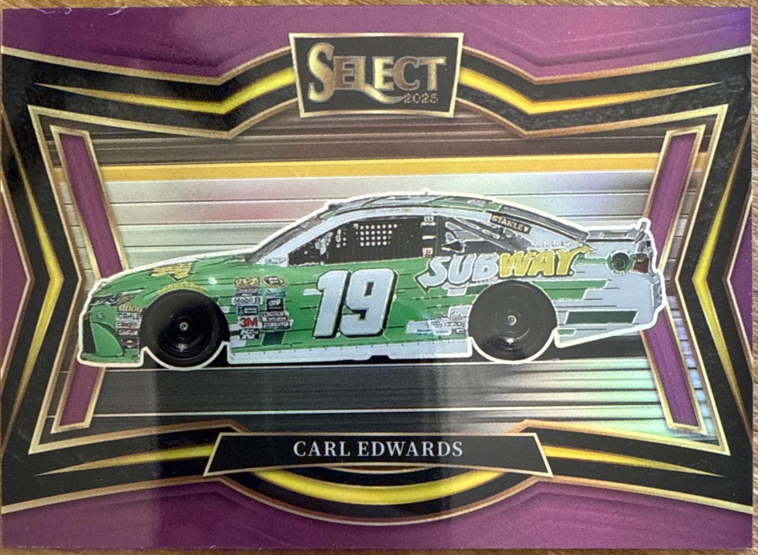 Carl Edwards [Purple Prizm] #169