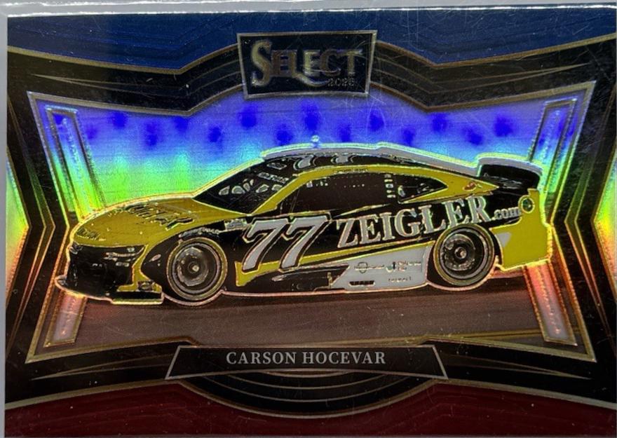 Carson Hocevar [Black White Prizm] #175