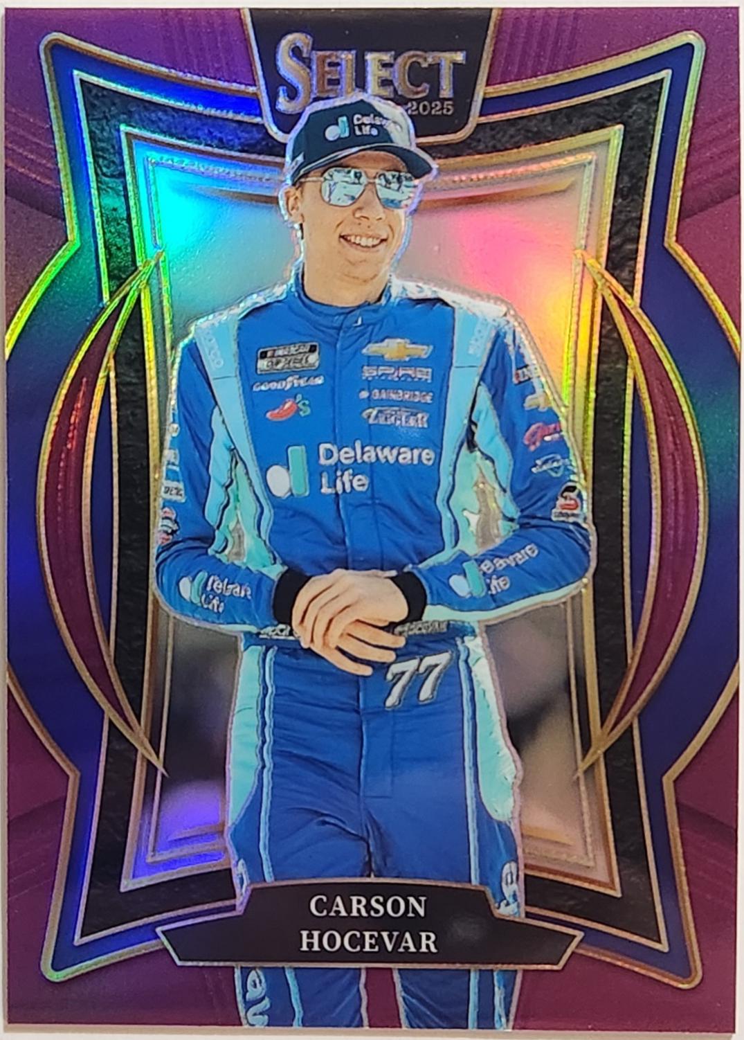 Carson Hocevar [Light Blue Prizm] #75