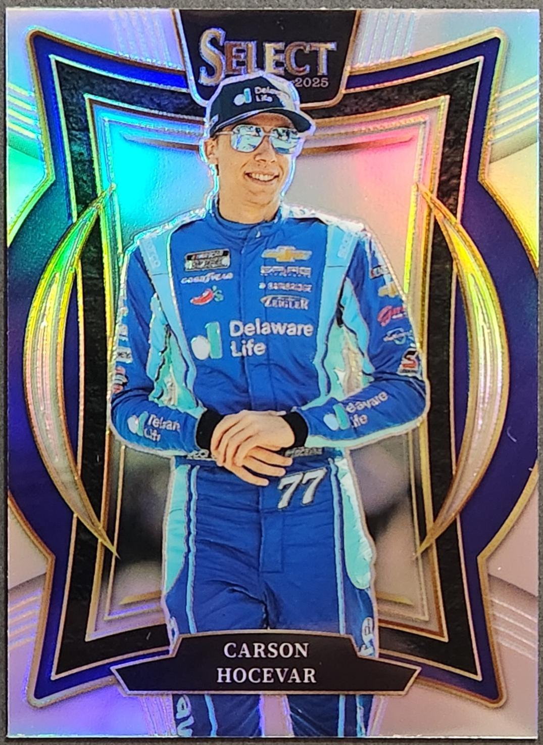 Carson Hocevar [Silver Prizm] #75