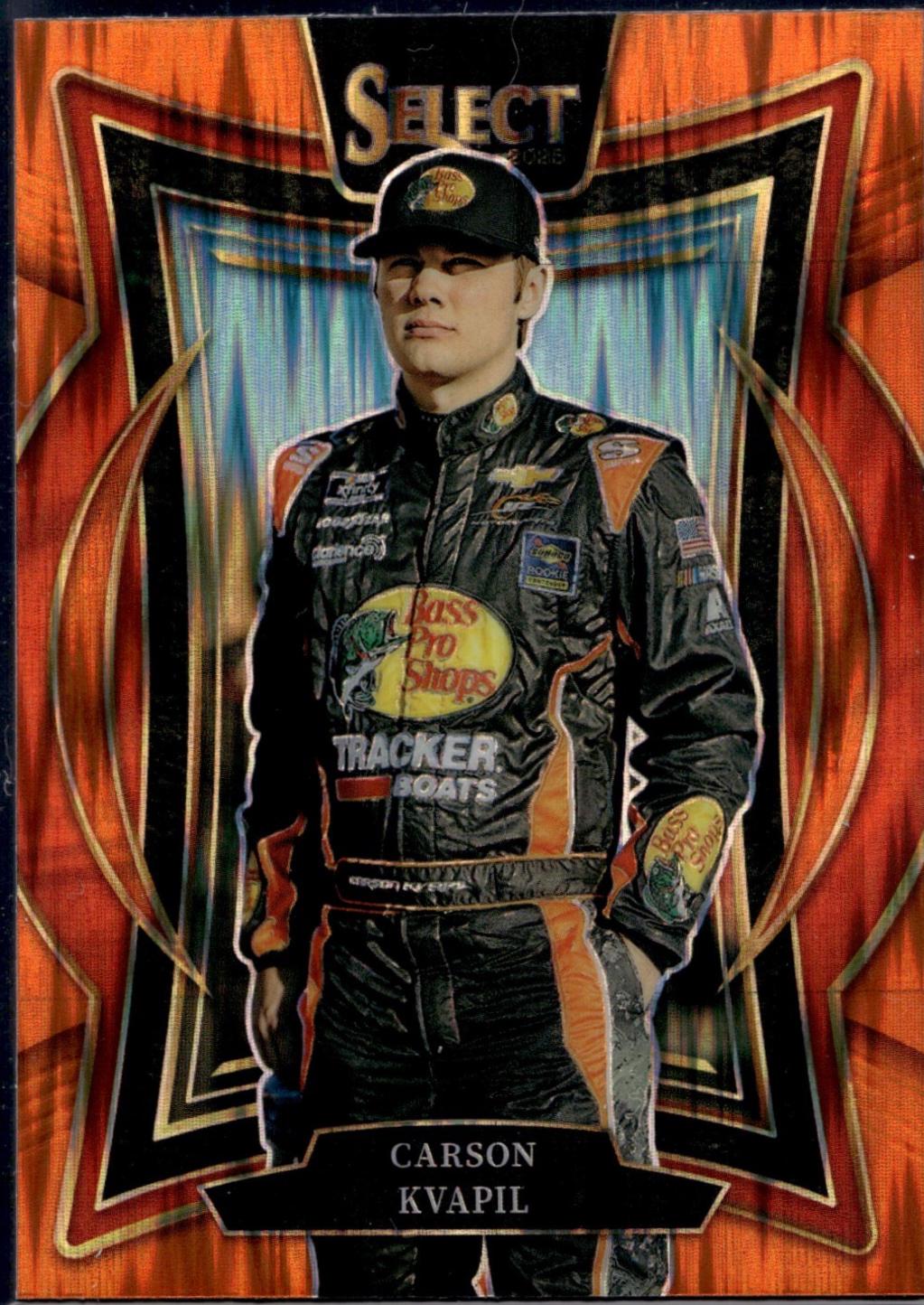 Carson Kvapil [Orange Flash Prizm] #99