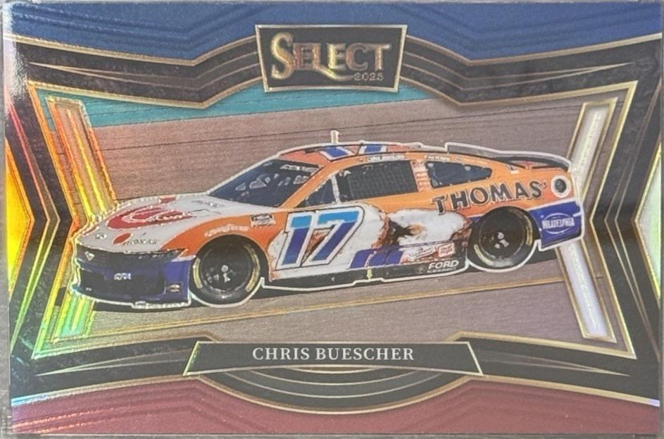 Chris Buescher [Black White Prizm] #176