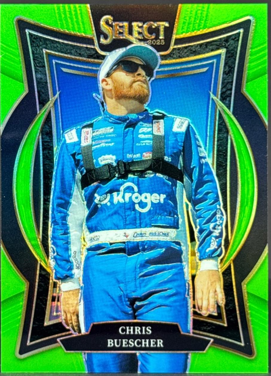 Chris Buescher [Neon Green Prizm] #76