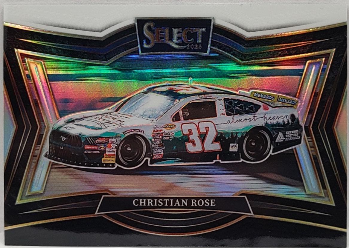 Christian Rose [Black White Prizm] #123