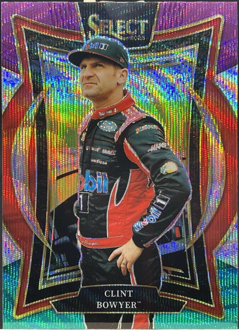 Clint Bowyer [Tri-Color Prizm] #84