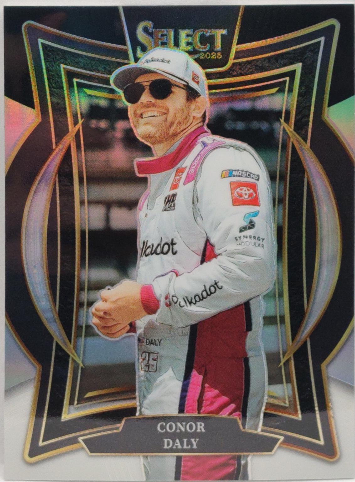 Conor Daly [Black White Prizm] #25