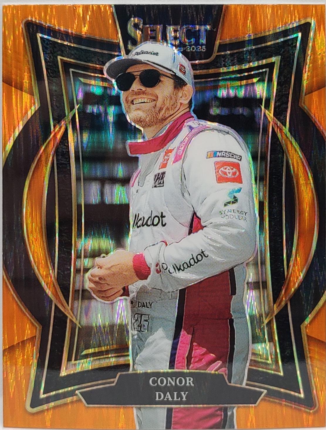 Conor Daly [Orange Flash Prizm] #25