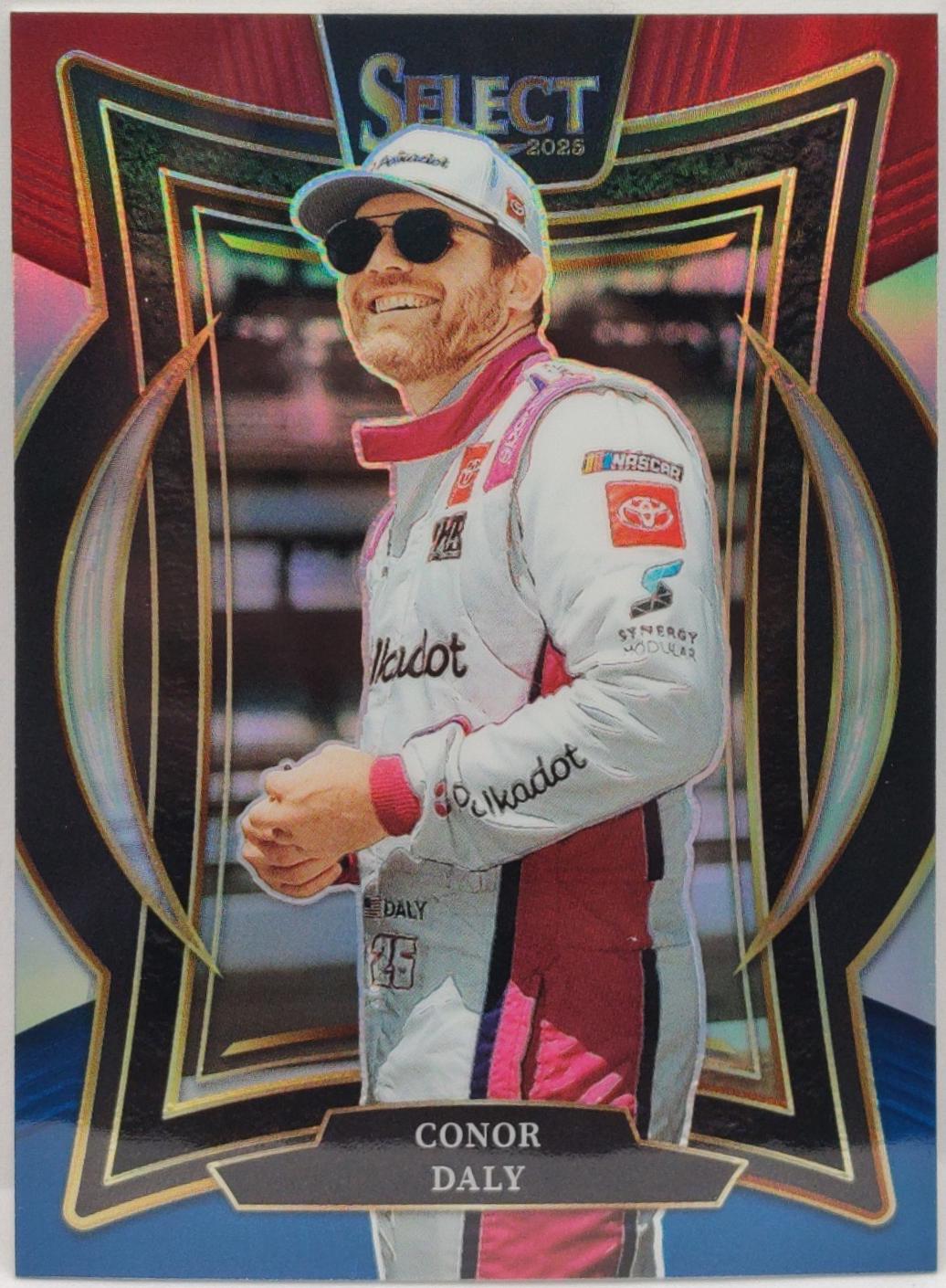 Conor Daly [Red Blue Prizm] #25