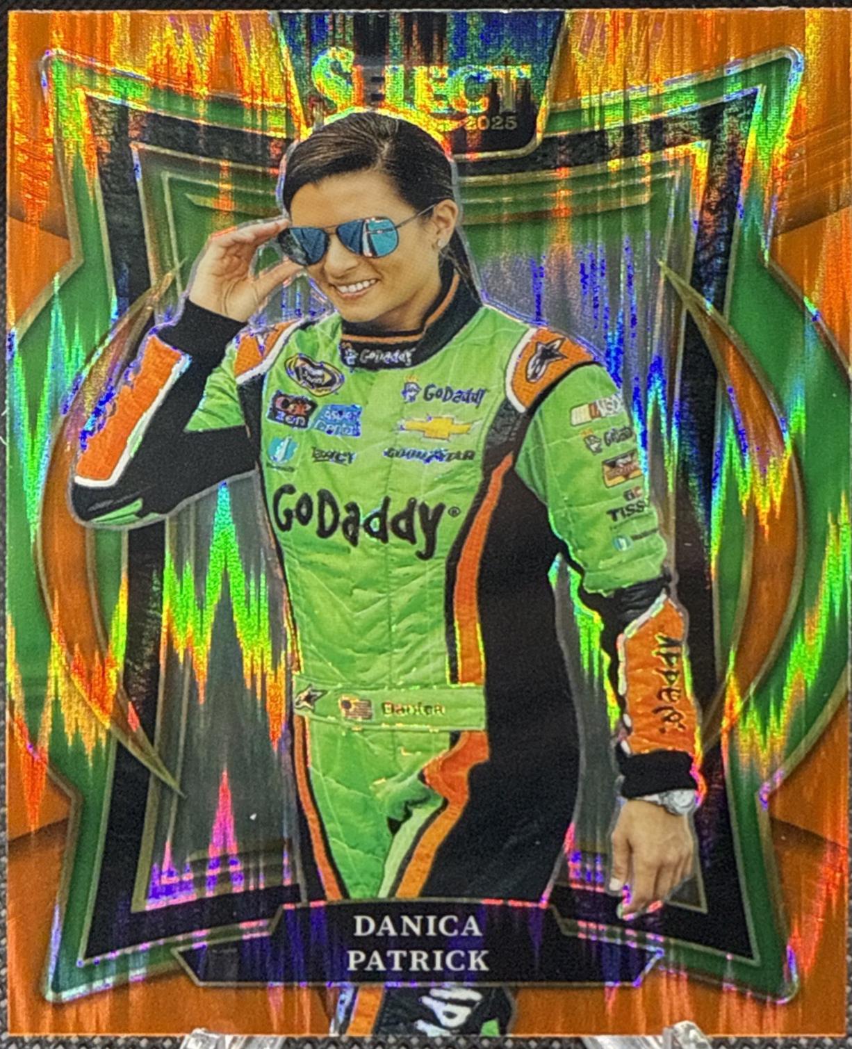 Danica Patrick [Orange Flash Prizm] #63
