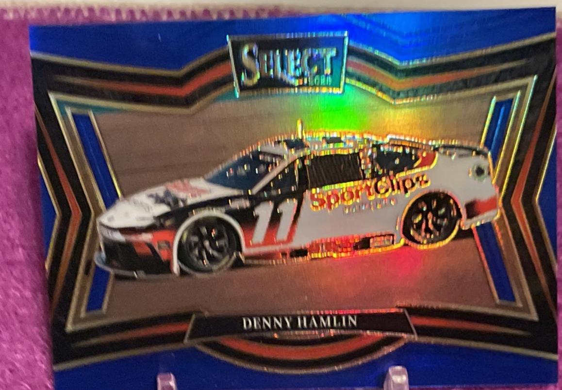 Denny Hamlin [Blue Prizm] #189
