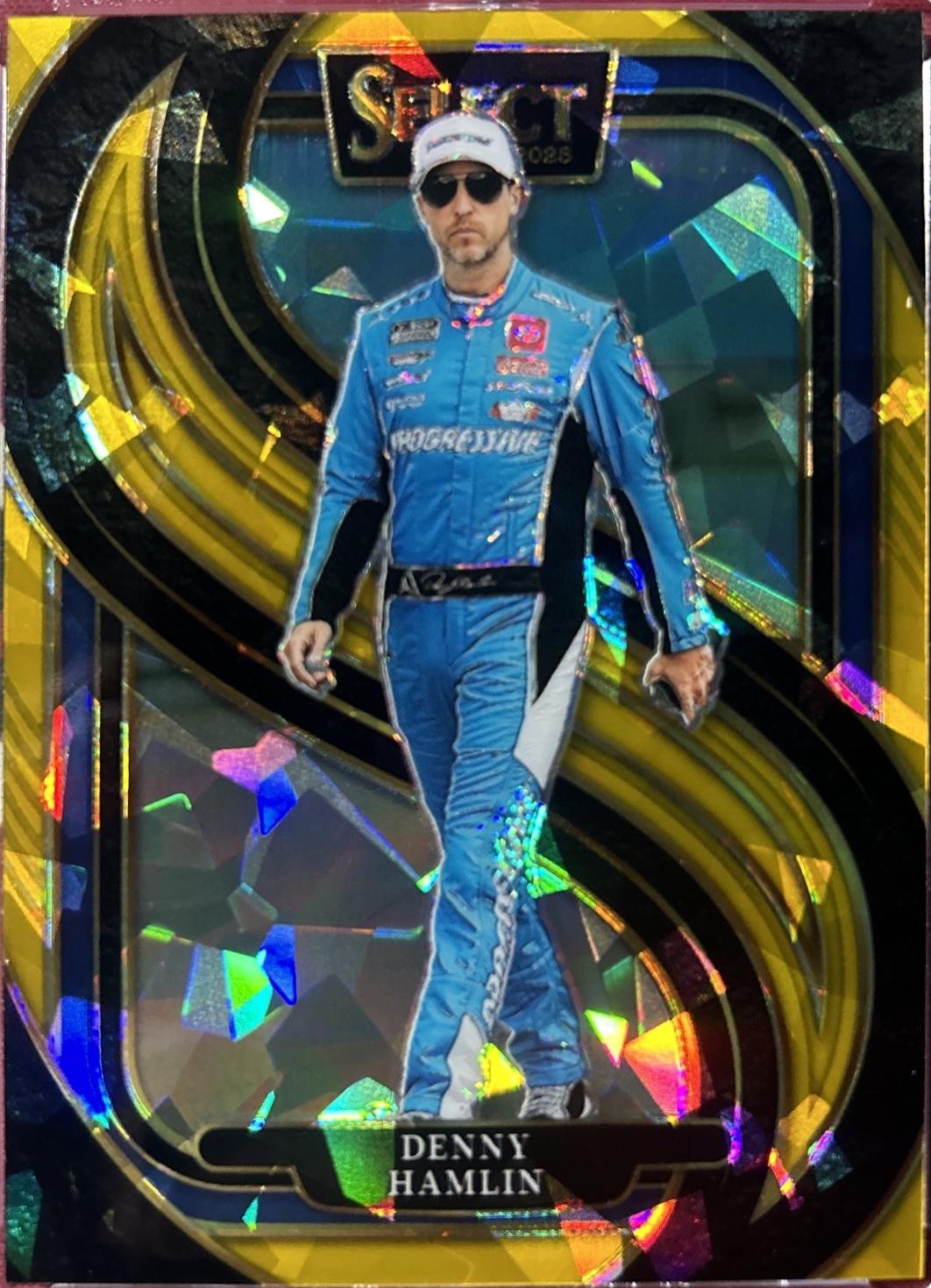 Denny Hamlin [Gold Ice Prizm] #289