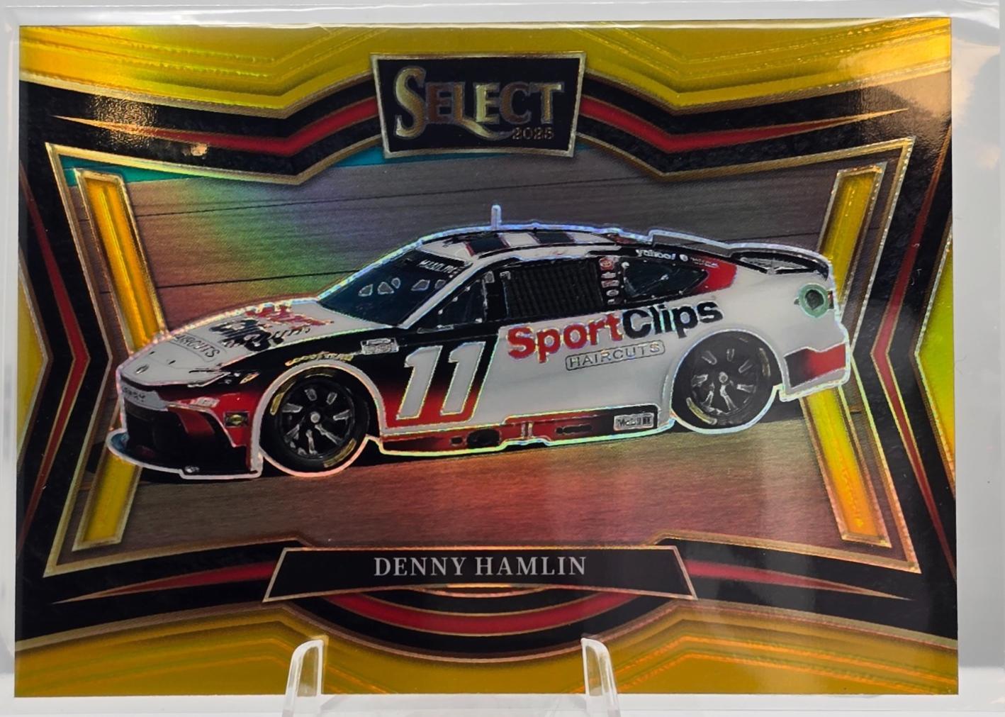 Denny Hamlin [Gold Prizm] #189