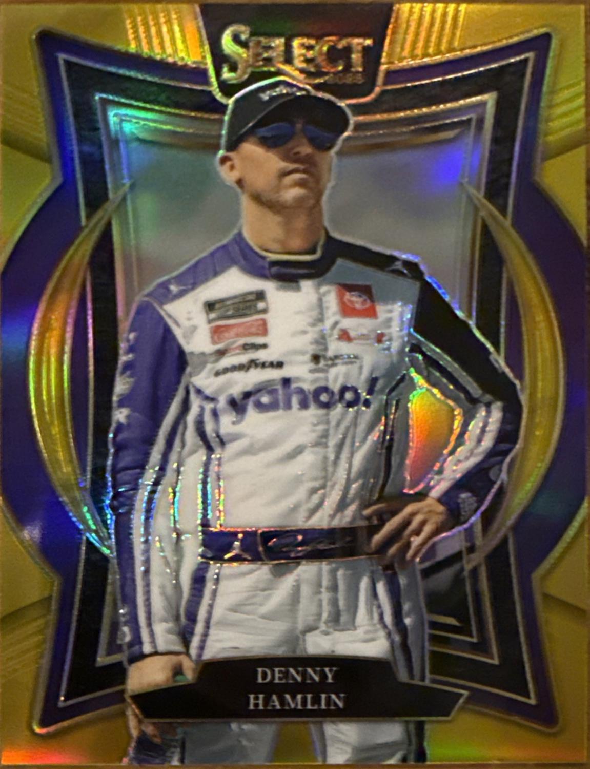 Denny Hamlin [Gold Prizm] #89