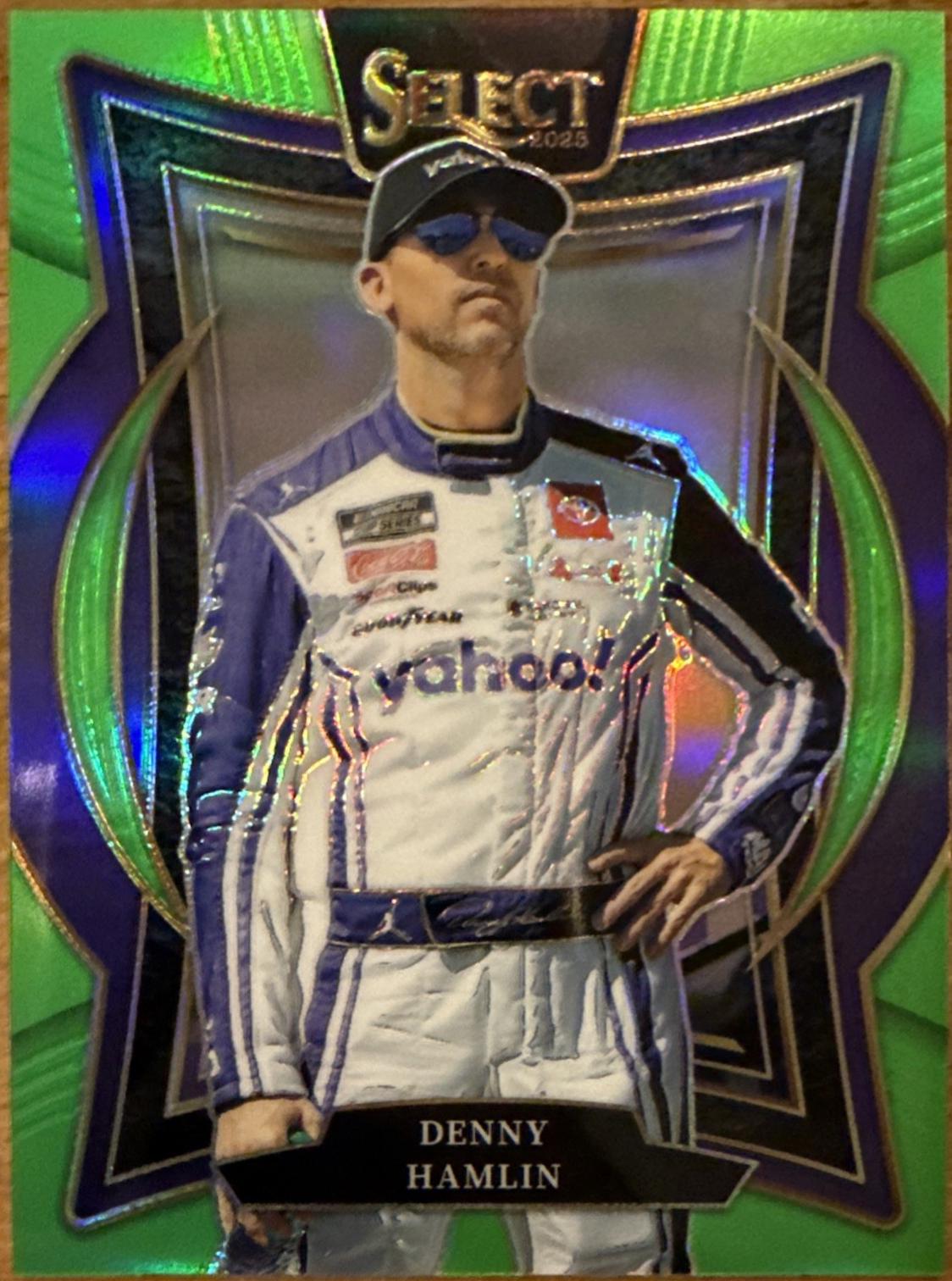 Denny Hamlin [Neon Green Prizm] #89
