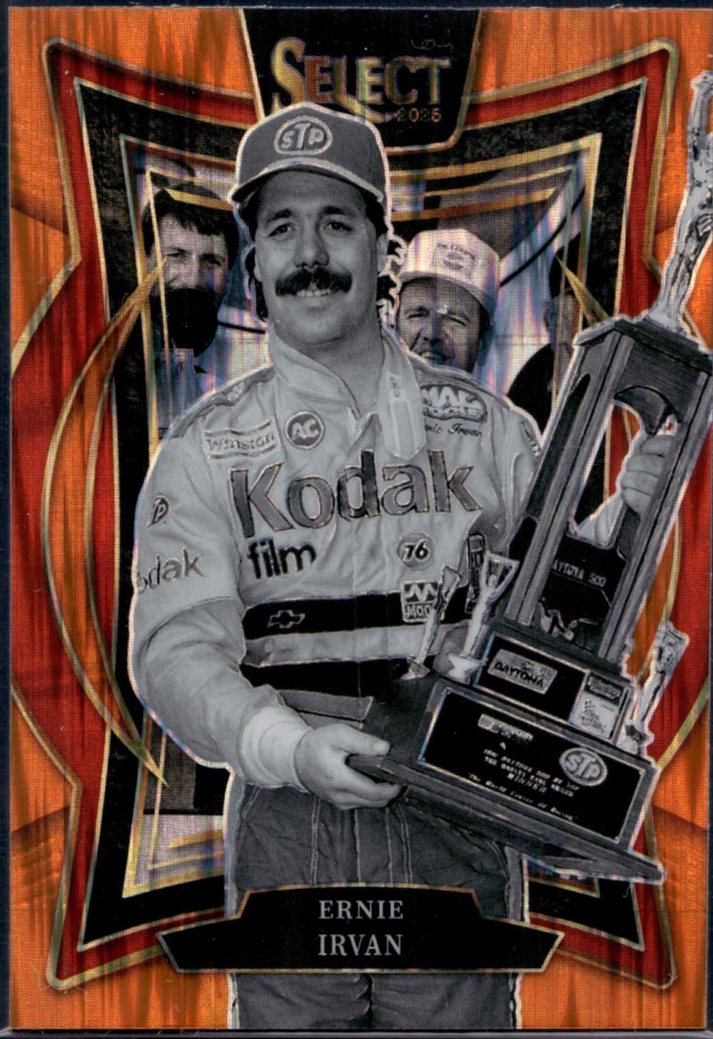 Ernie Irvan [Orange Flash Prizm] #51