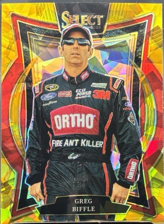 Greg Biffle [Gold Ice Prizm] #60