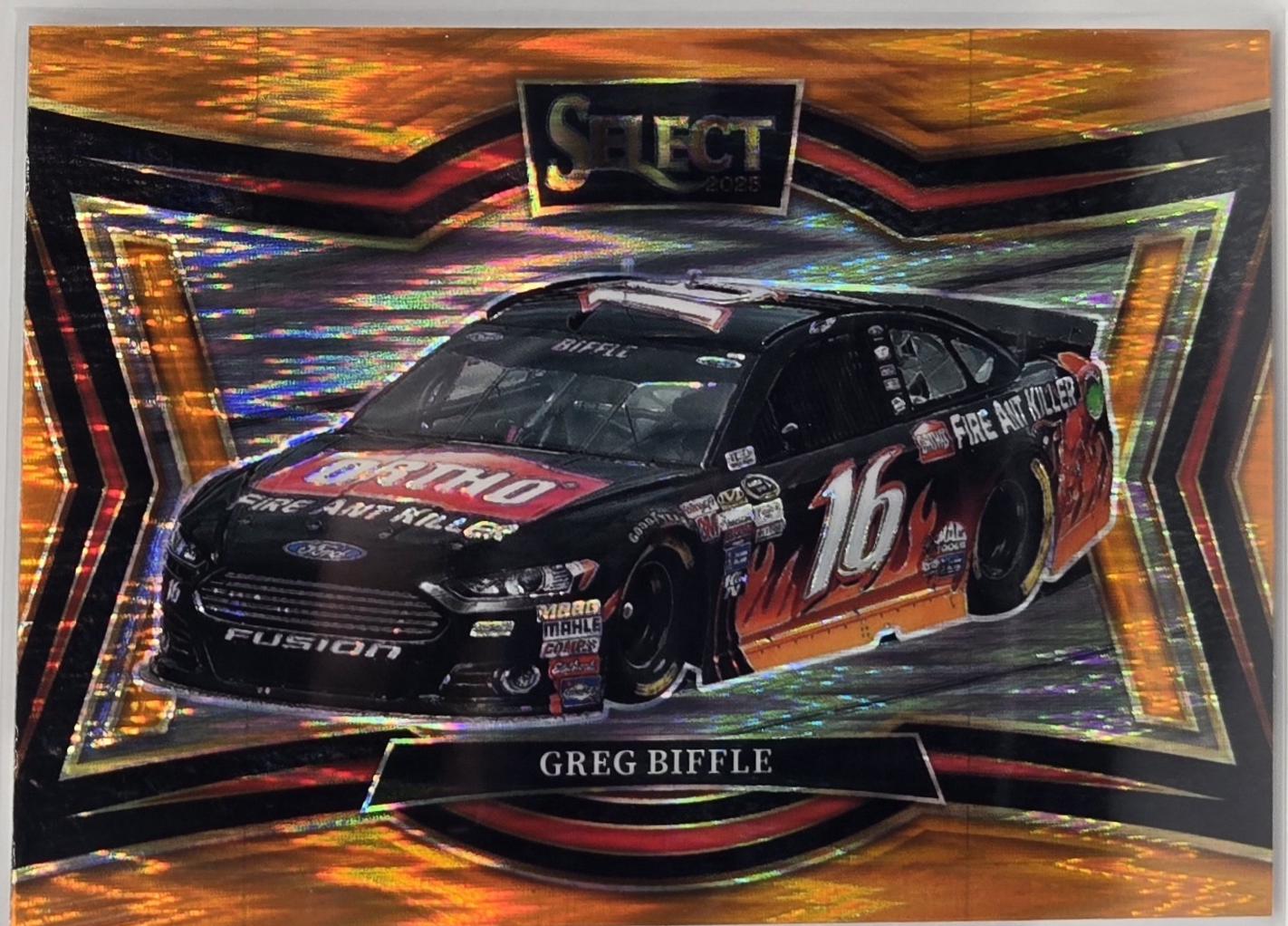 Greg Biffle [Orange Flash Prizm] #160
