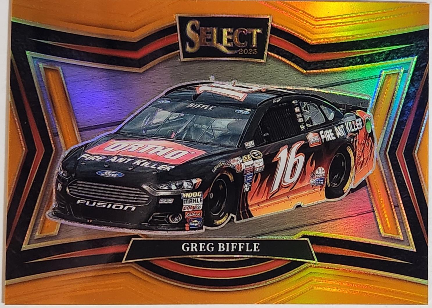 Greg Biffle [Orange Prizm] #160