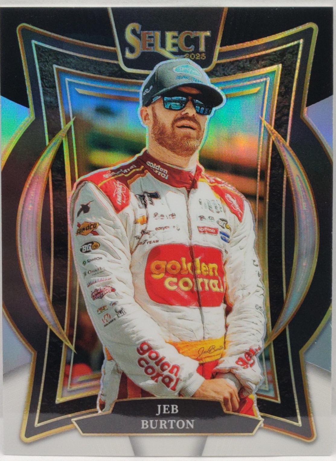 Jeb Burton [Black White Prizm] #13