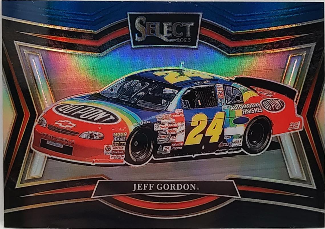 Jeff Gordon [Black Blue Prizm] #101