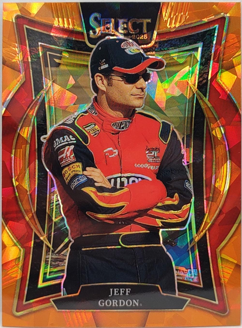 Jeff Gordon [Orange Ice Prizm] #1