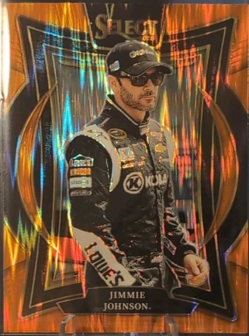 Jimmie Johnson [Orange Flash Prizm] #55
