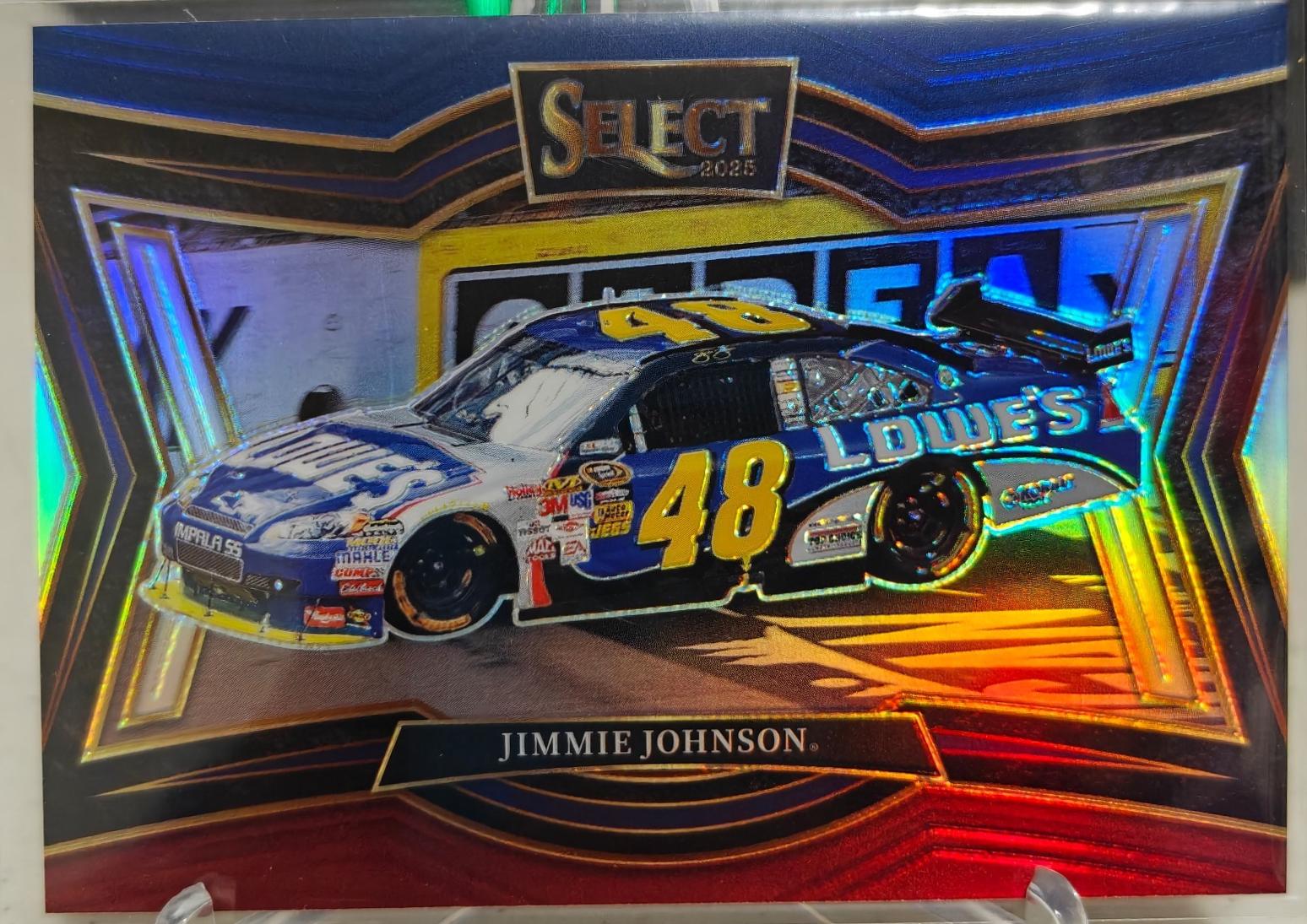 Jimmie Johnson [Red Blue Prizm] #155
