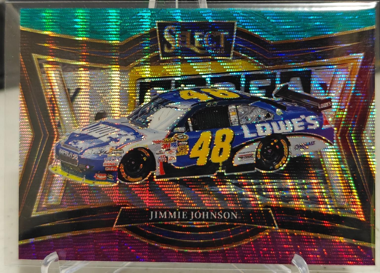 Jimmie Johnson [Tri-Color Prizm] #155