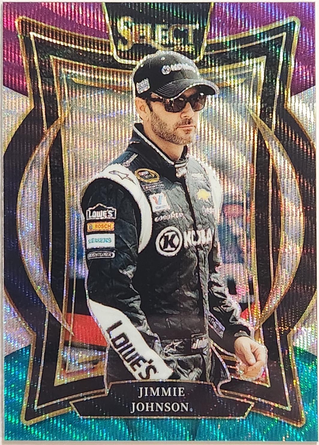 Jimmie Johnson [Tri-Color Prizm] #55