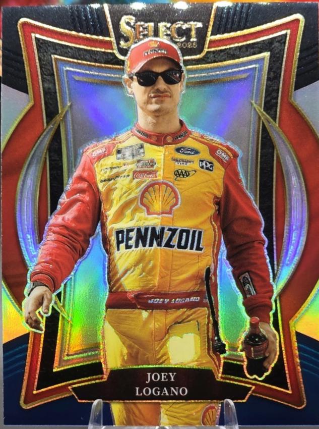 Joey Logano [Black Blue Prizm] #39