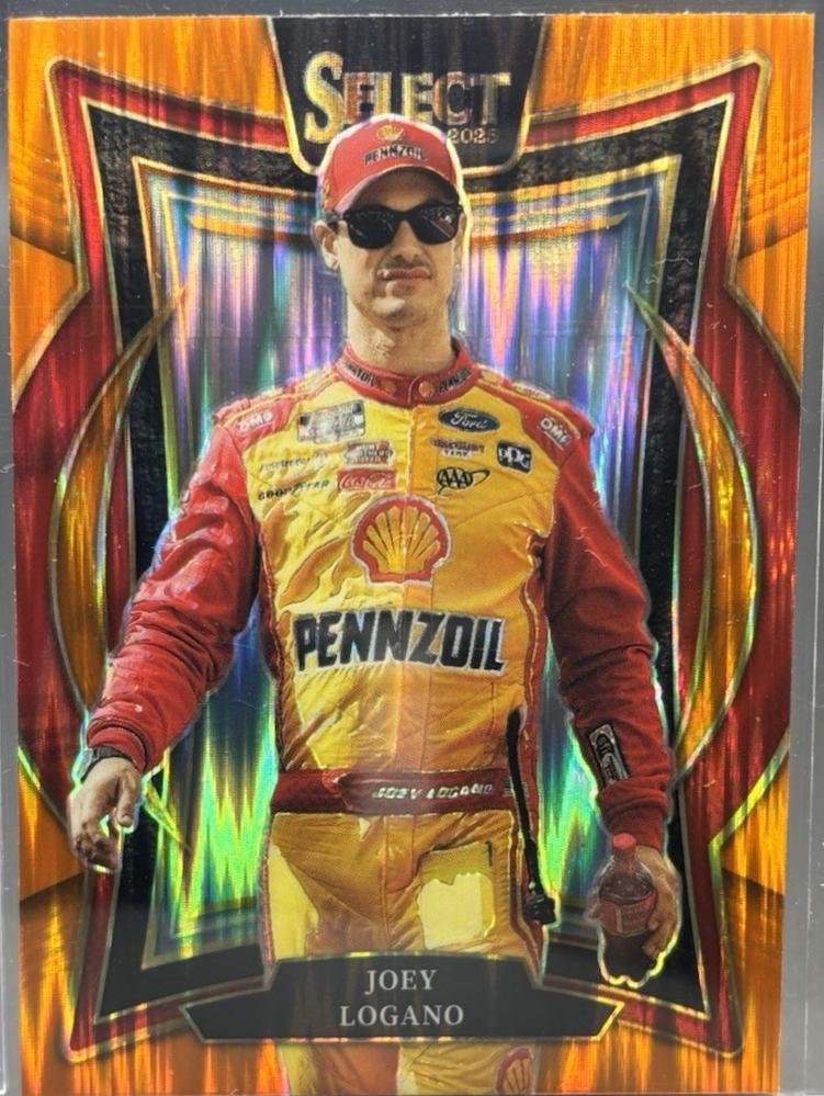 Joey Logano [Orange Flash Prizm] #39