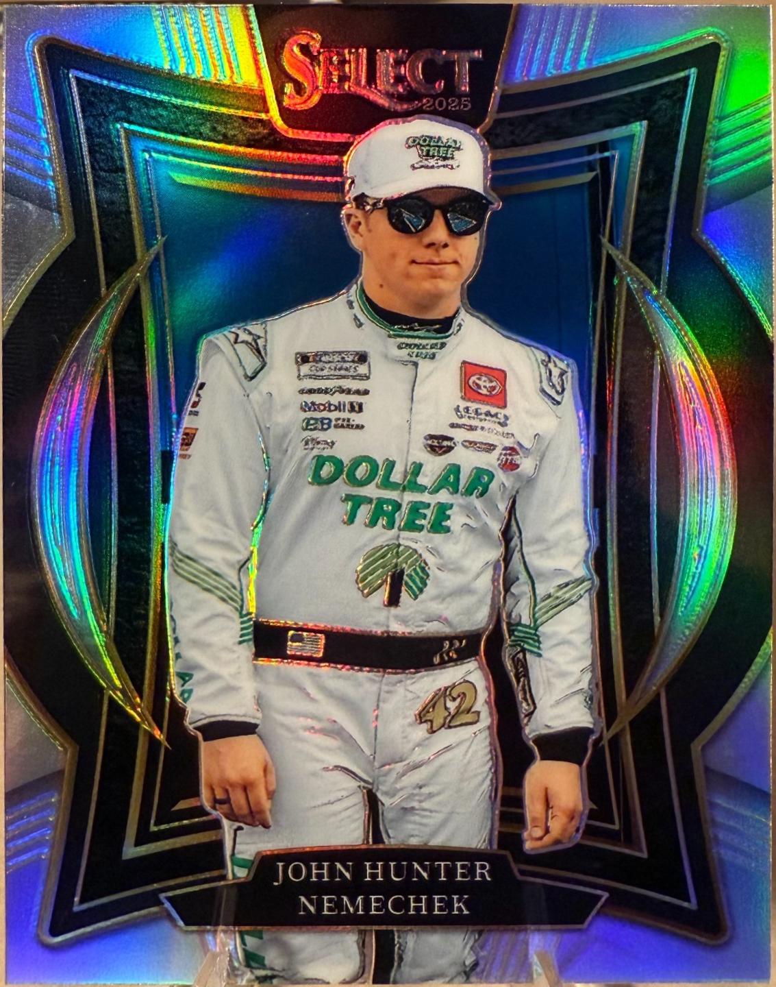 John Hunter Nemechek [Silver Prizm] #48