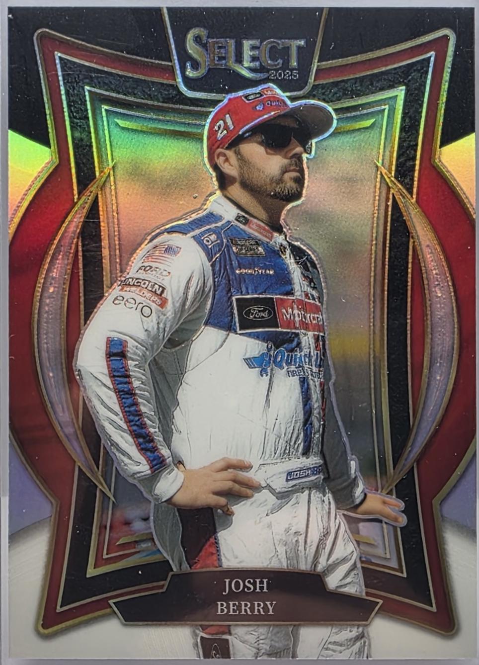 Josh Berry [Black White Prizm] #72
