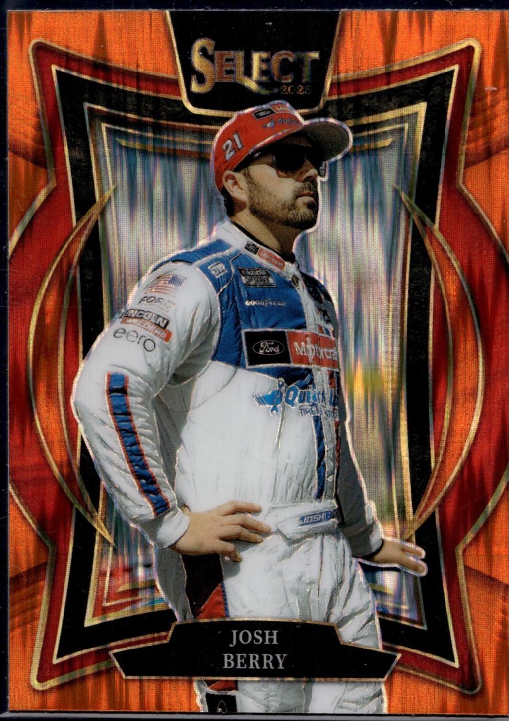 Josh Berry [Orange Flash Prizm] #72